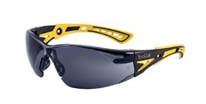 BOLLE RUSH+ SMALL SMOKE LENS BLK/YLW - Safety Glasses